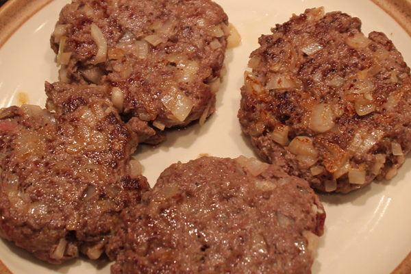 Cooked patties
